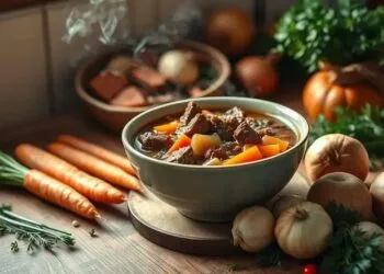 sopa de legumes com carne: descubra como preparar uma refeição reconfortante e nutritiva