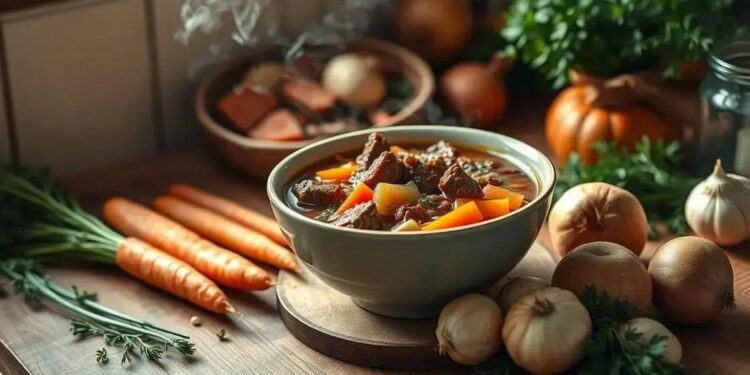 sopa de legumes com carne: descubra como preparar uma refeição reconfortante e nutritiva