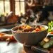 sopa de legumes com carne moída; descubra o caldo nutritivo em minutos