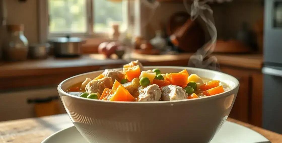 sopa de legumes com frango e macarrão: segredo para uma refeição prática hoje