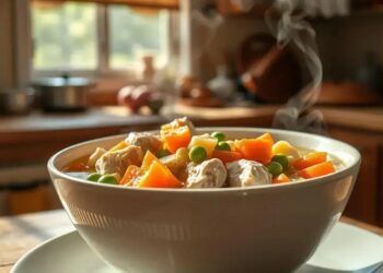 sopa de legumes com frango e macarrão: segredo para uma refeição prática hoje