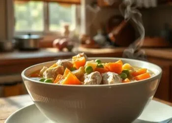 sopa de legumes com frango e macarrão: segredo para uma refeição prática hoje