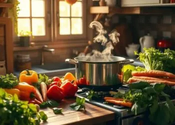 sopa de legumes com macarrao; descubra como preparar com praticidade e sabor