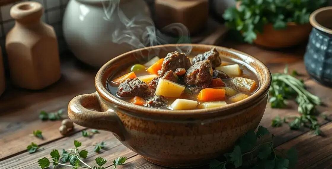 sopa de legumes com musculo: receita nutritiva que aquece o corpo e a alma