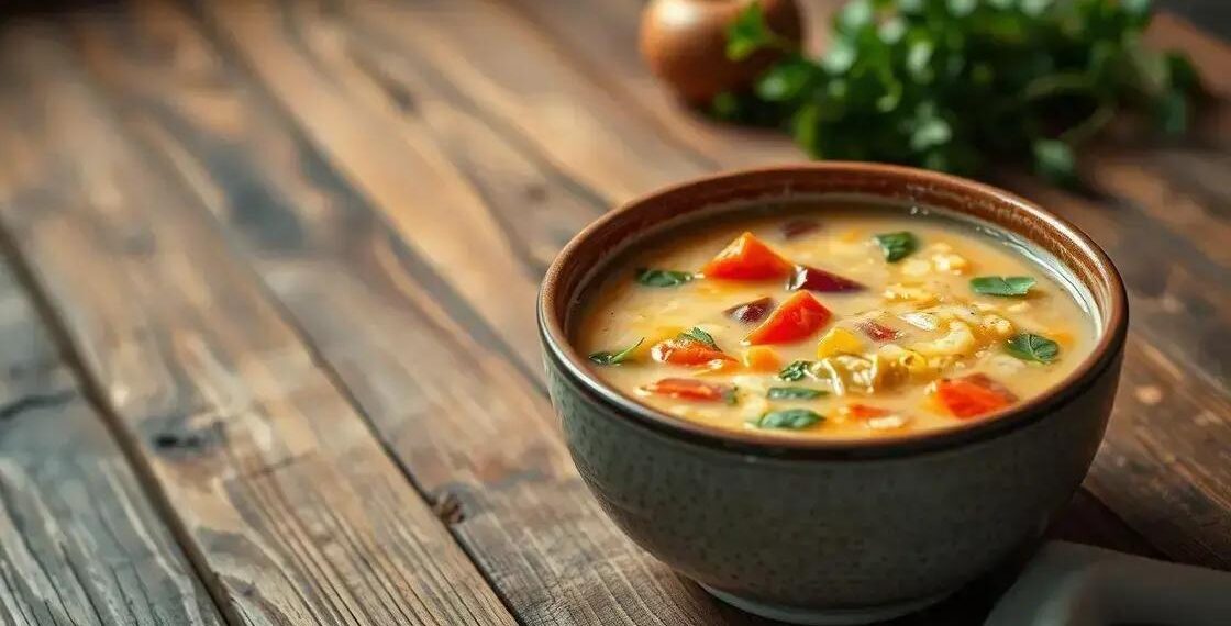 sopa de legumes cremosa; descubra o segredo para caldo rico em sabor