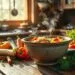 Sopa de legumes e arroz; descubra uma versão rápida e nutritiva para o dia a dia