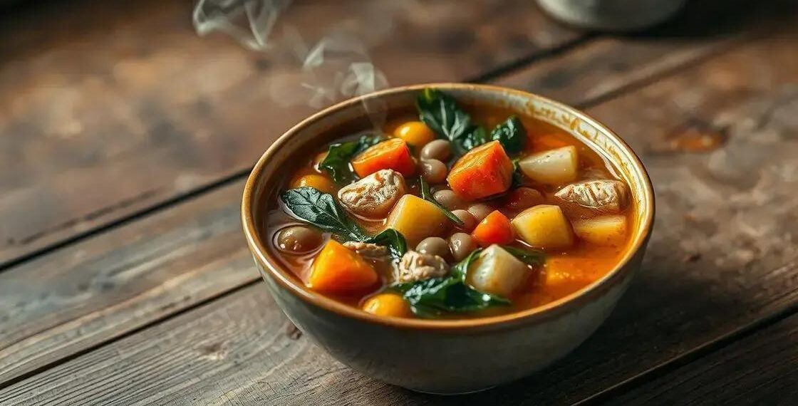 Sopa de legumes e frango: segredos para sabor intenso e preparo rápido