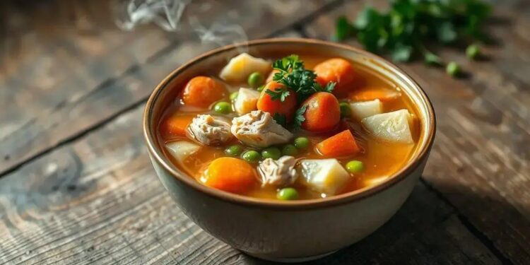 sopa de legumes frango; como preparar uma versão rápida e nutritiva