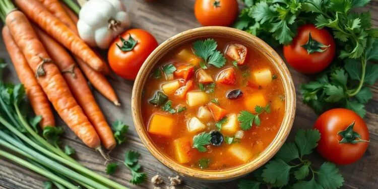 Sopa de legumes para emagrecer: como ela acelera a perda de peso simples