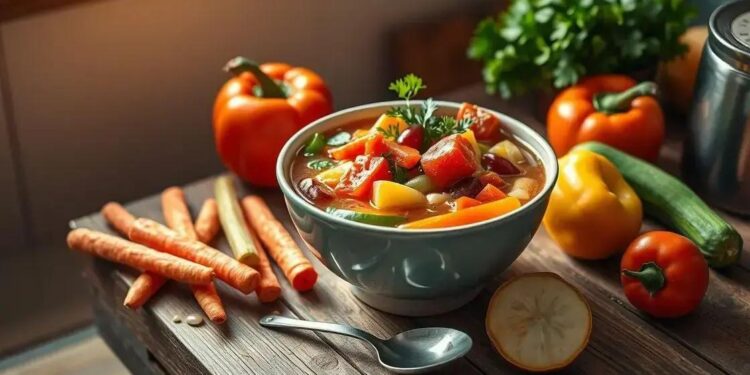 sopa de legumes quantas calorias tem: descubra a contagem certa em casa