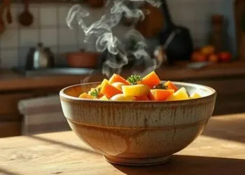 Sopa de legumes simples com macarrão: receita caseira que aquece o coração