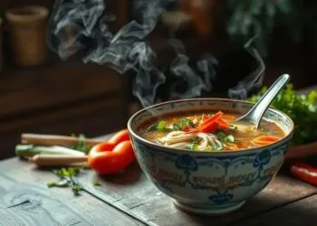 sopa de macarrão; descubra como transformar uma refeição simples em conforto