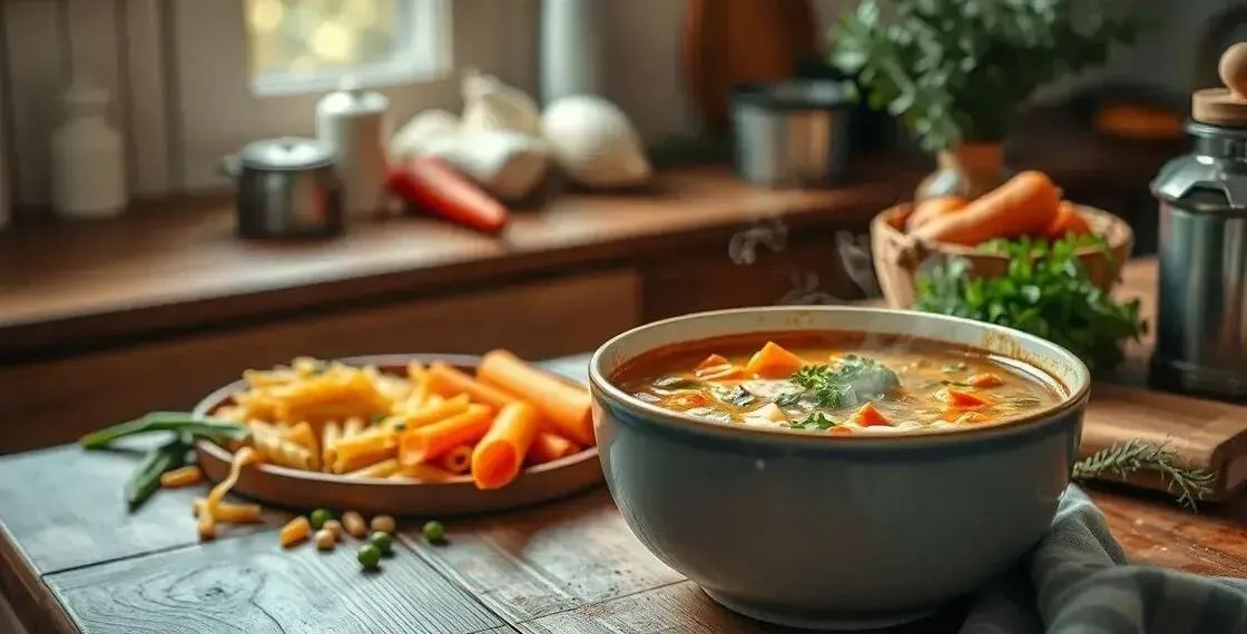 sopa de macarrao; descubra uma versão rápida que conquista a casa