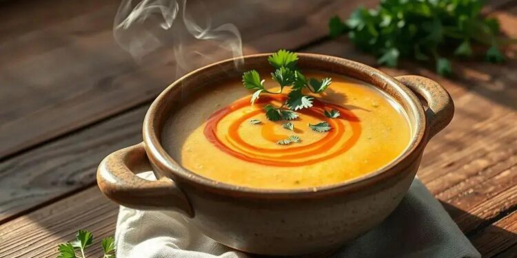 Sopa de mandioca simples e cremosa: receita caseira que aquece a alma