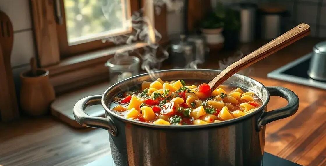 sopa de massa: como transformar esse prato simples em conforto em minutos