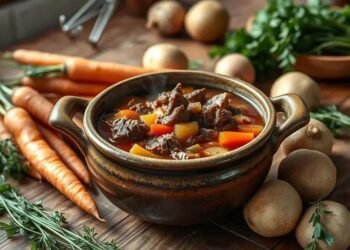 Sopa de músculo com legumes: o conforto que sua família merece