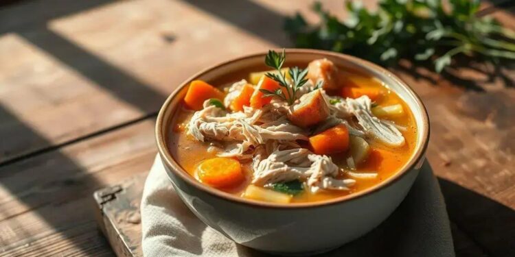 sopa de peito de frango: rápido, nutritivo e saboroso para o dia a dia