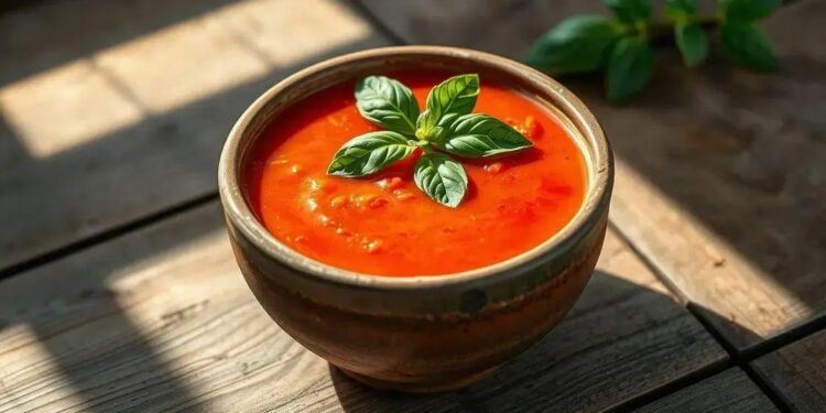 sopa de tomate cremosa: o segredo para um jantar reconfortante em 20 minutos