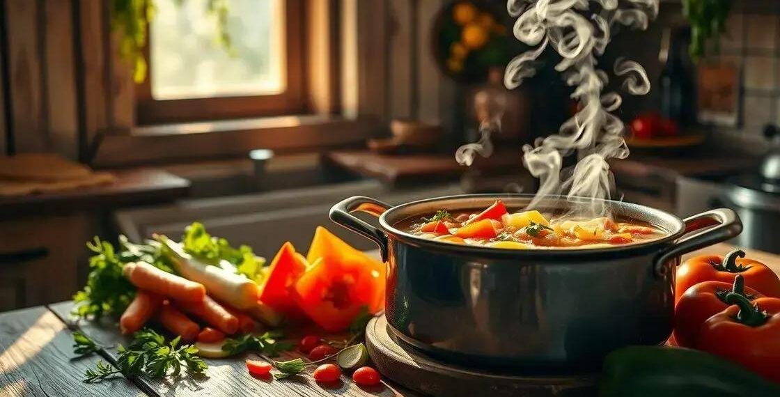 sopa de verduras; descubra como preparar uma refeição saborosa em pouco tempo