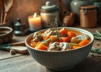 Sopa frango: o segredo para dias frios mais saborosos e nutritivos