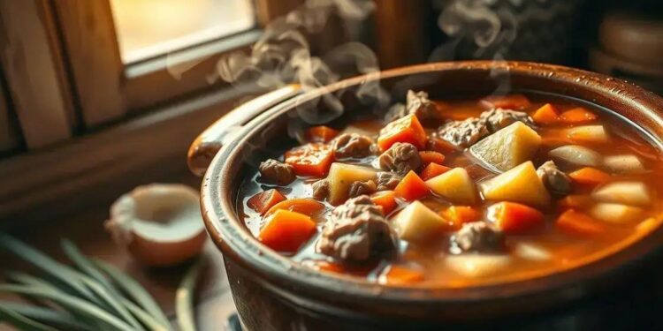 sopa legumes com carne; descubra o segredo de um caldo nutritivo e reconfortante