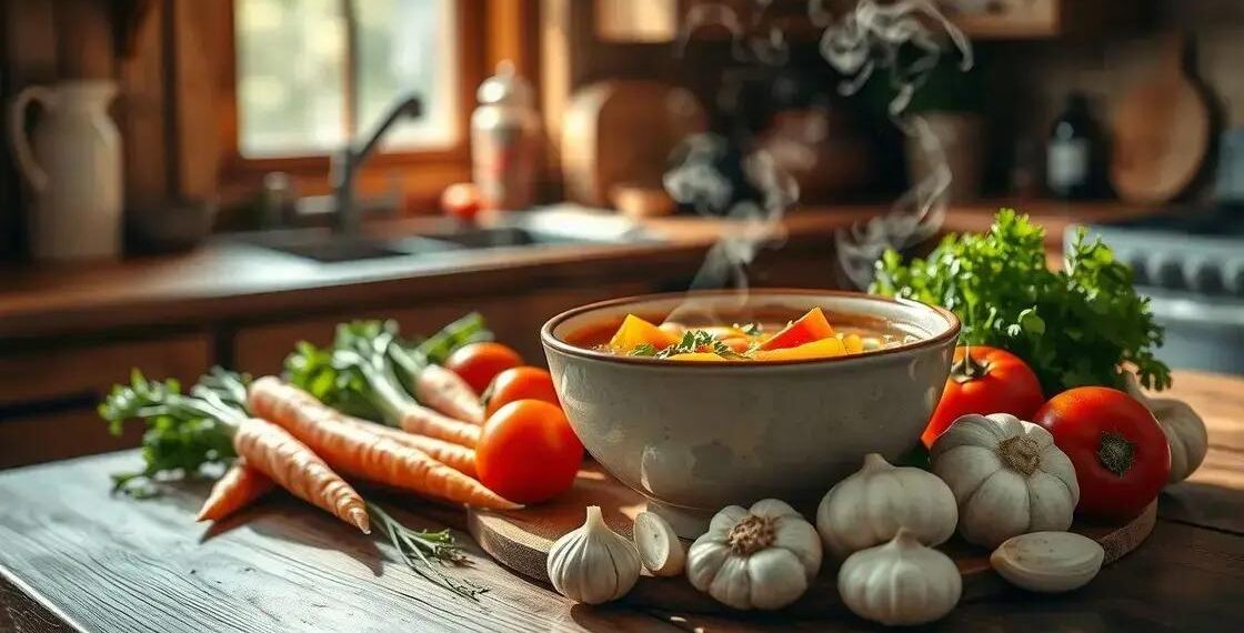sopa legumes: descubra o caldo nutritivo que transforma seu jantar