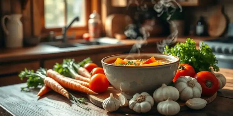 sopa legumes: descubra o caldo nutritivo que transforma seu jantar