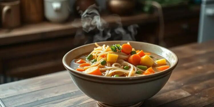 Sopa macarrão com legumes: receita fácil que aquece o coração em 20 minutos