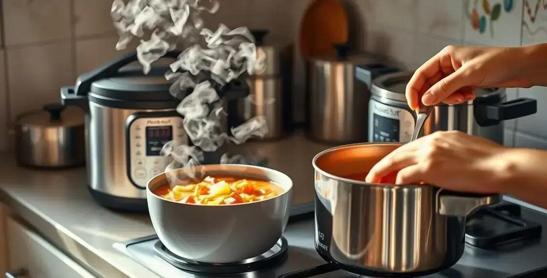 sopa na panela de pressão: segredos para refeições rápidas e reconfortantes