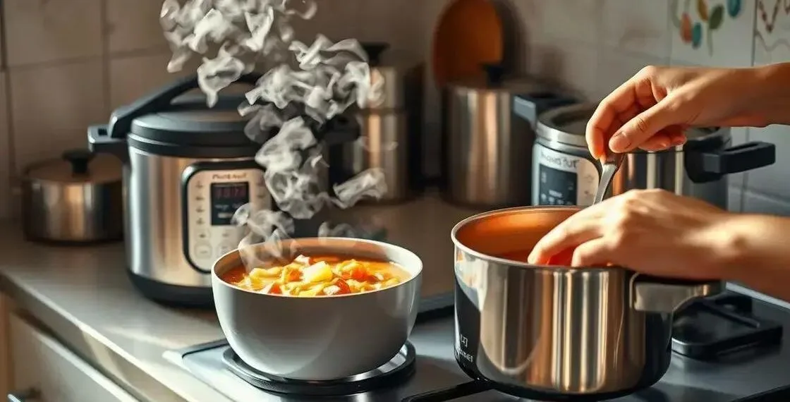 sopa na panela de pressão: segredos para refeições rápidas e reconfortantes