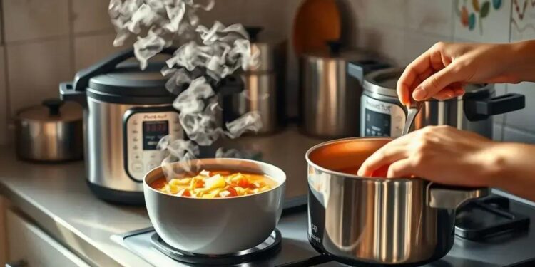 sopa na panela de pressão: segredos para refeições rápidas e reconfortantes