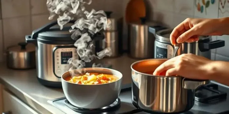 sopa na panela de pressão: segredos para refeições rápidas e reconfortantes