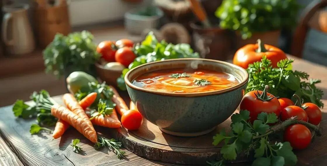 sopa nutritiva; como transformar ingredientes simples em uma refeição completa