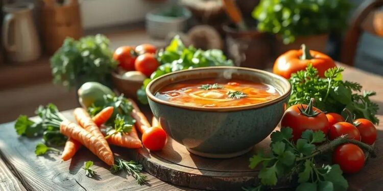 sopa nutritiva; como transformar ingredientes simples em uma refeição completa
