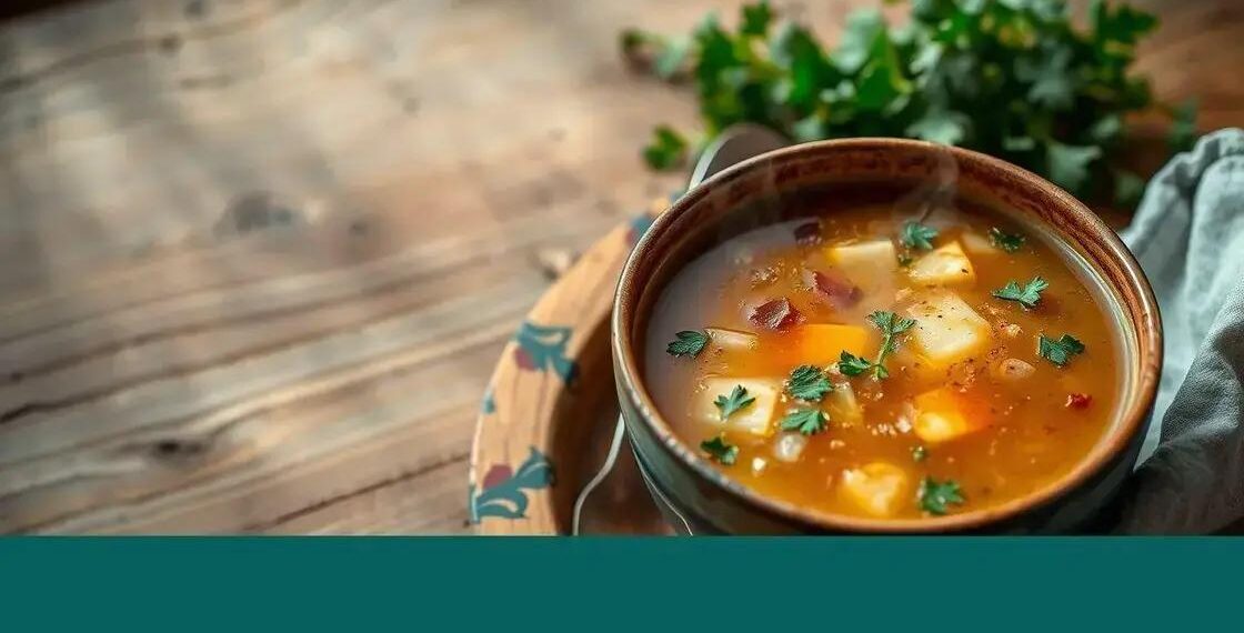 sopa para gripe; descubra como aliviar sintomas hoje com ingredientes simples