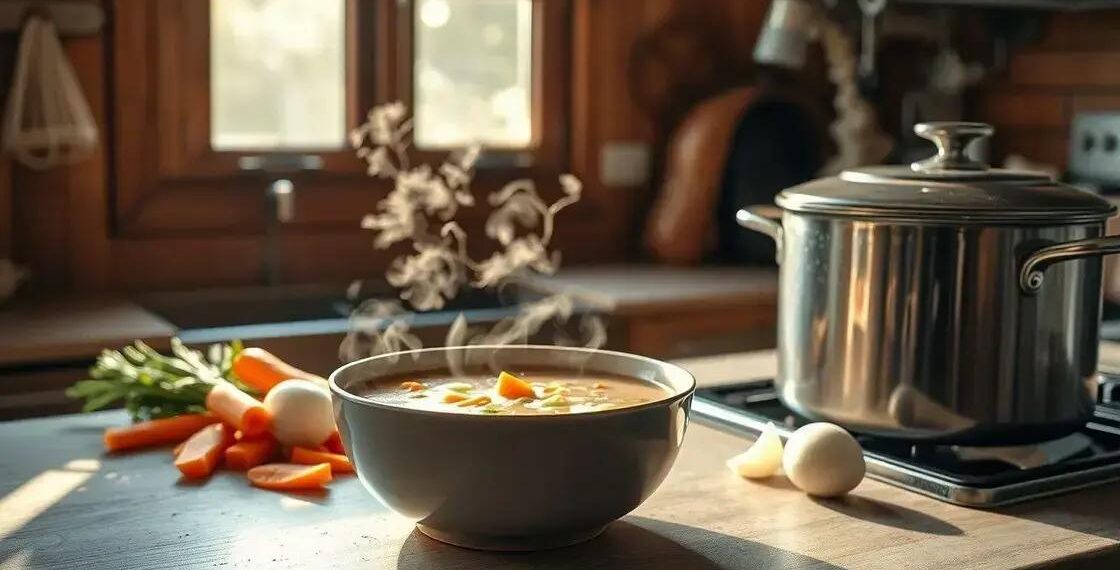 sopa rapida; como fazer uma refeição saborosa em minutos sem complicação