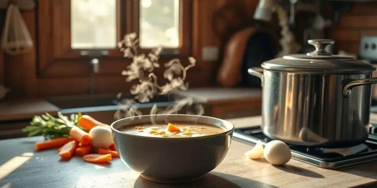 sopa rapida; como fazer uma refeição saborosa em minutos sem complicação