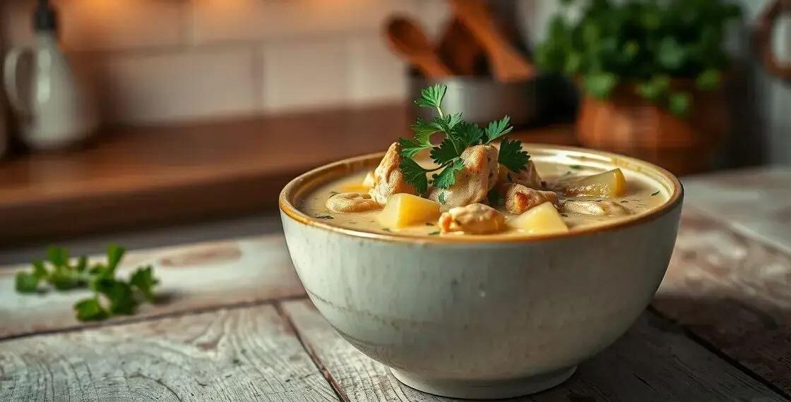 sopinha de batata com frango: receita fácil e reconfortante para o dia a dia