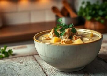 sopinha de batata com frango: receita fácil e reconfortante para o dia a dia