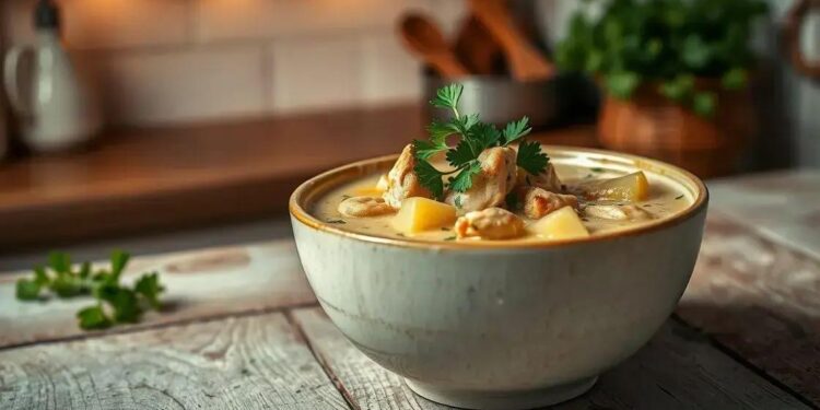 sopinha de batata com frango: receita fácil e reconfortante para o dia a dia