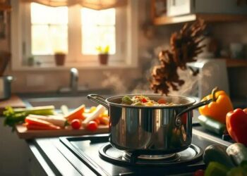 sopinha de legumes com macarrão; refeição reconfortante em 20 minutos