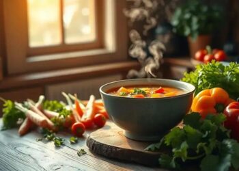 Sopinha de legumes; descubra como fazer uma versão reconfortante em minutos