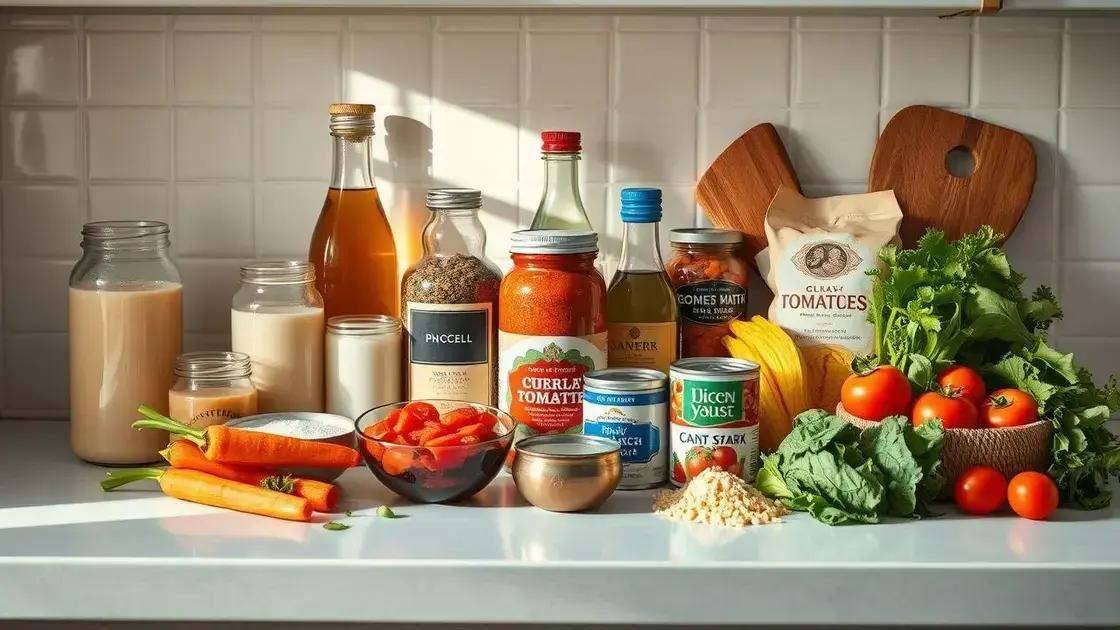 substituições inteligentes para ingredientes comuns