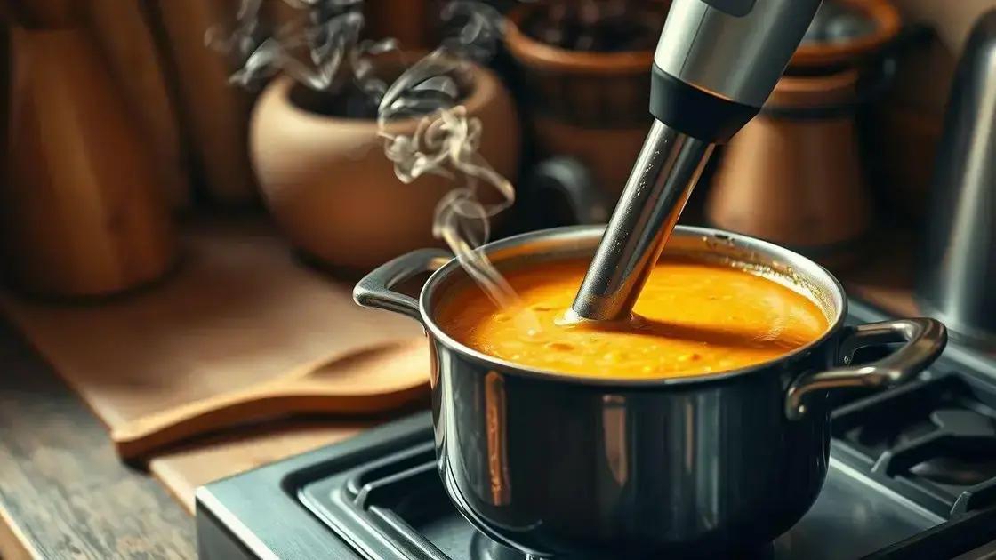 técnicas de cozimento para deixar o caldo cremoso
