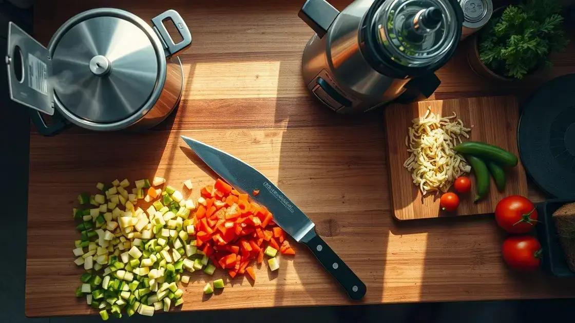 Técnicas para acelerar o preparo sem perder sabor