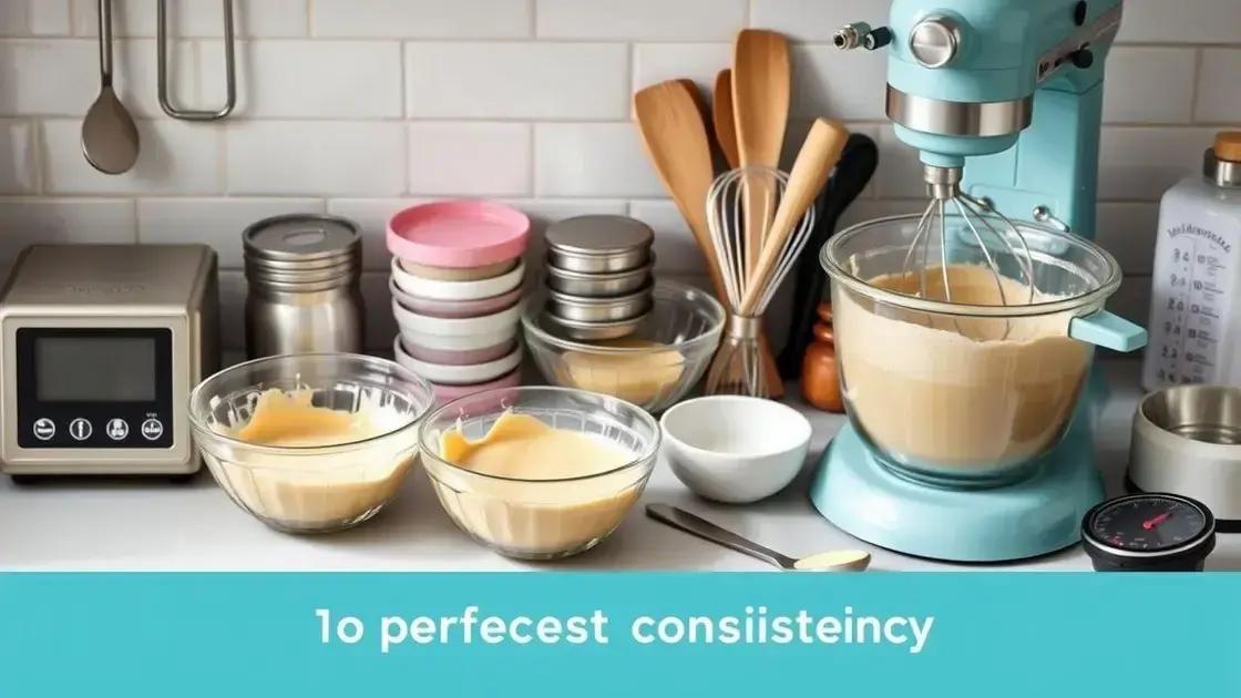 técnicas simples para a consistência perfeita