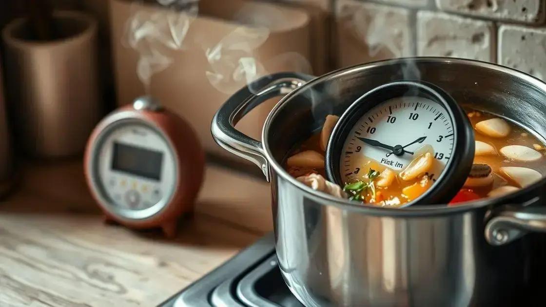Tempo de cozimento ideal para cada ingrediente