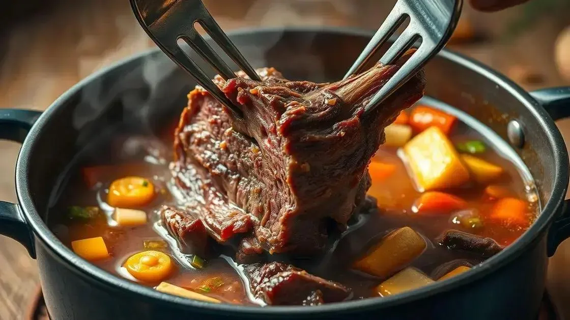 Tempo de cozimento ideal para carne macia Tempo de cozimento ideal para carne macia