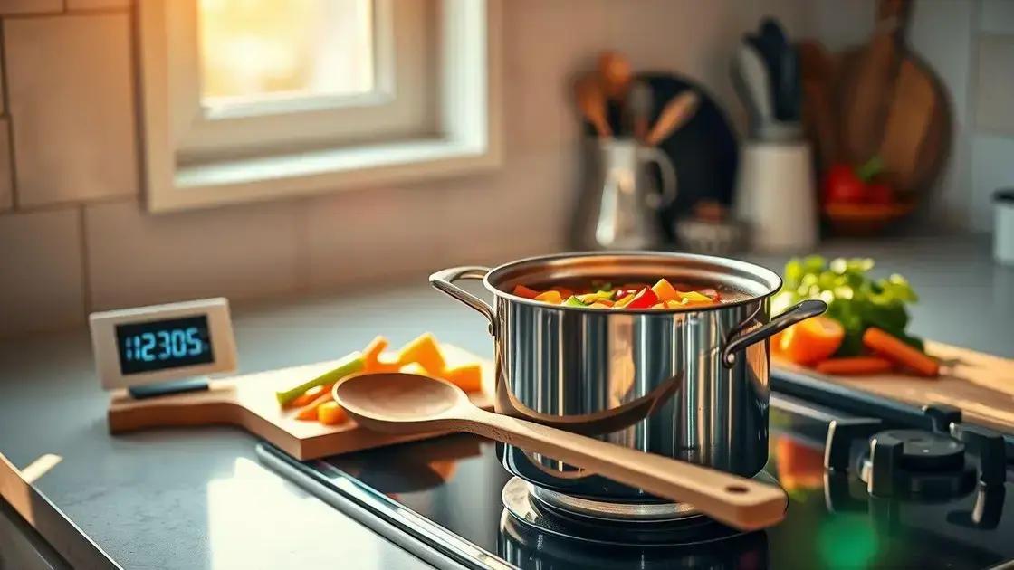 Tempo de cozimento: passos para não errar