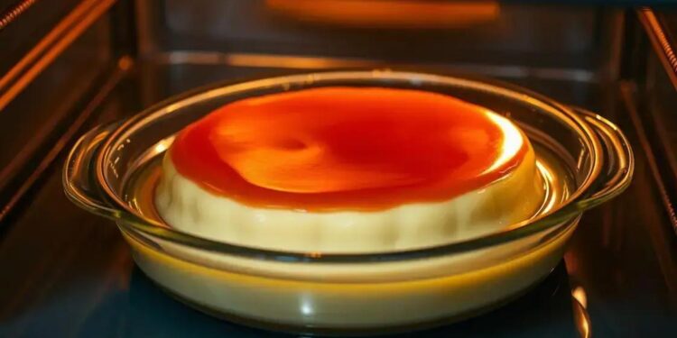 tempo pudim banho maria fogão; descubra o tempo exato para uma textura cremosa